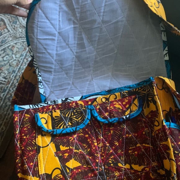 VINTAGE 2009 FLORAL PRINTED SATCHEL/CROSSBODY BAG - Picture 4 of 6